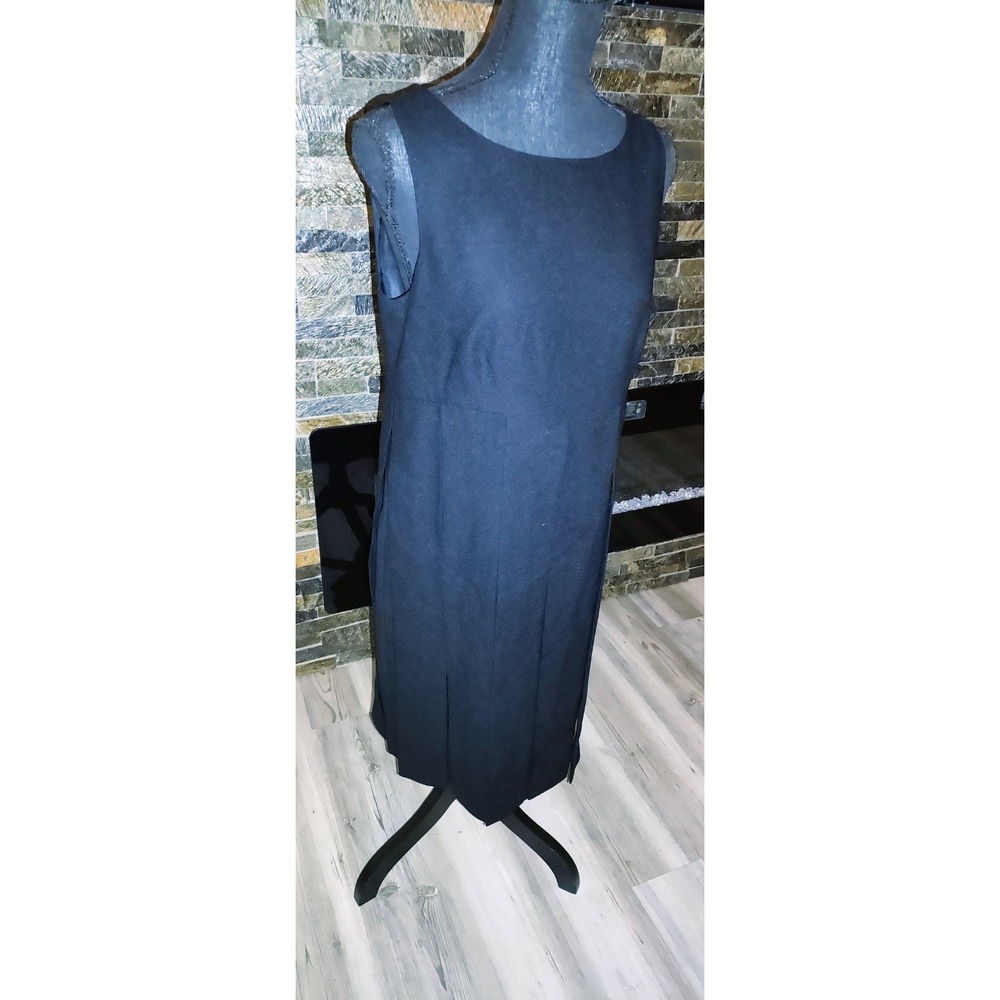 NWT Cabi Womens Sz 8 Black Carwash Flapper Empire Waist Sheath Dress Sleeveless